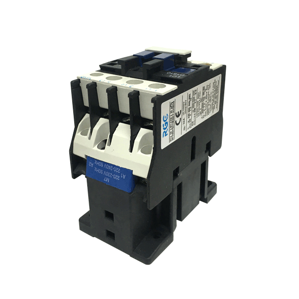 Contactor 3 polo 18 AMP coil 240V 60hz contacto auxiliar RGC