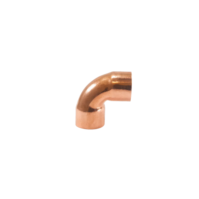 Copper elbow 90° 3/8 in